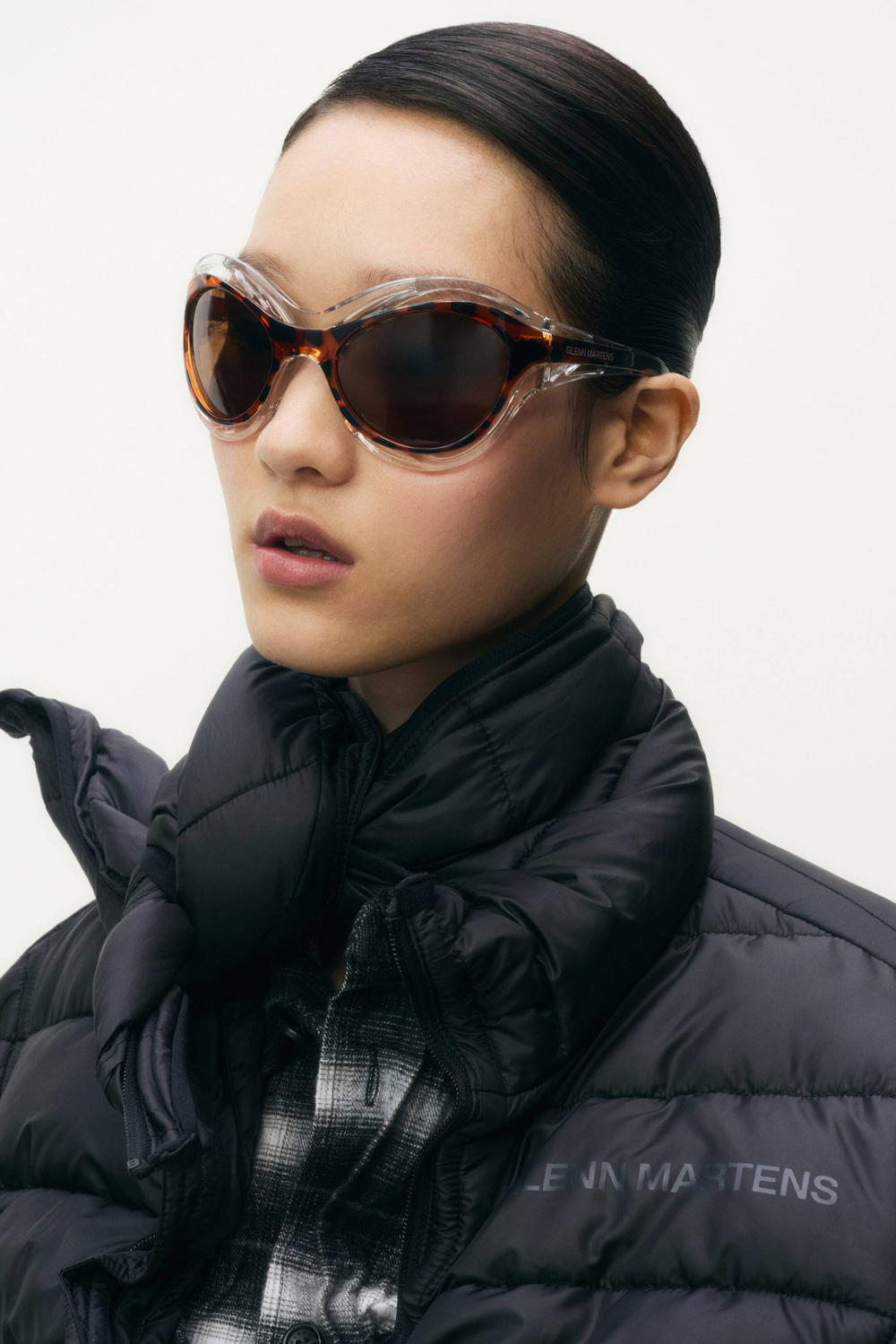 H&M - Glenn Martens Солнцезащитные очки с поляризацией, темно-коричневый