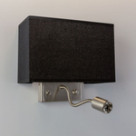 Citiluх Декарт CL704301 Бра с чёрным абажуром и диммером