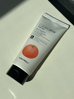 TONY MOLY пенка для умывания Clean Dew с экстрактом грейпфрута, 180 мл, 287 г