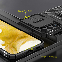 Чехол Safe Case с кольцом и защитой камеры для Samsung Galaxy S22+