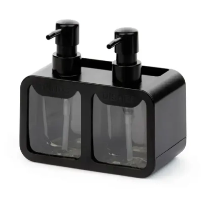 Дозатор для моющего средства и мыла, чёрный (комплект 30 шт)