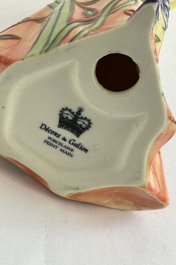 Фарфоровая статуэтка Дама с корзиной цветов в стиле ар-нуво. 1920-е г. Франция, Decor du Galion.