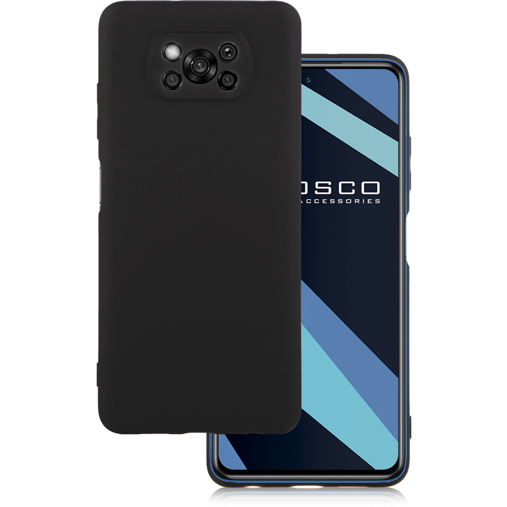 Чехол ROSCO для Poco X3 NFC;Poco X3 Pro оптом (арт. XM-PX3-NSRB-BLACK)