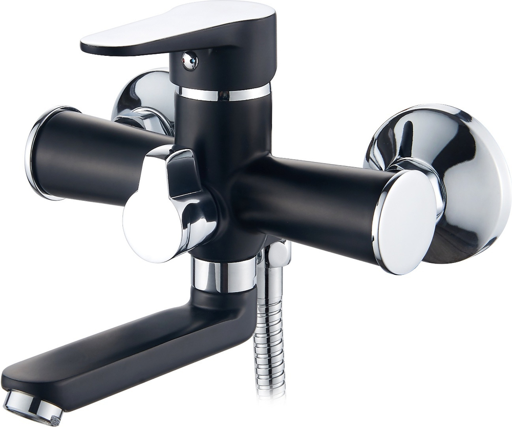 СМЕСИТЕЛЬ ДЛЯ ВАННЫ С КОРОТКИМ ИЗЛИВОМ 180ММ CASELA 36CLB 53136B ЧЕРНЫЙ