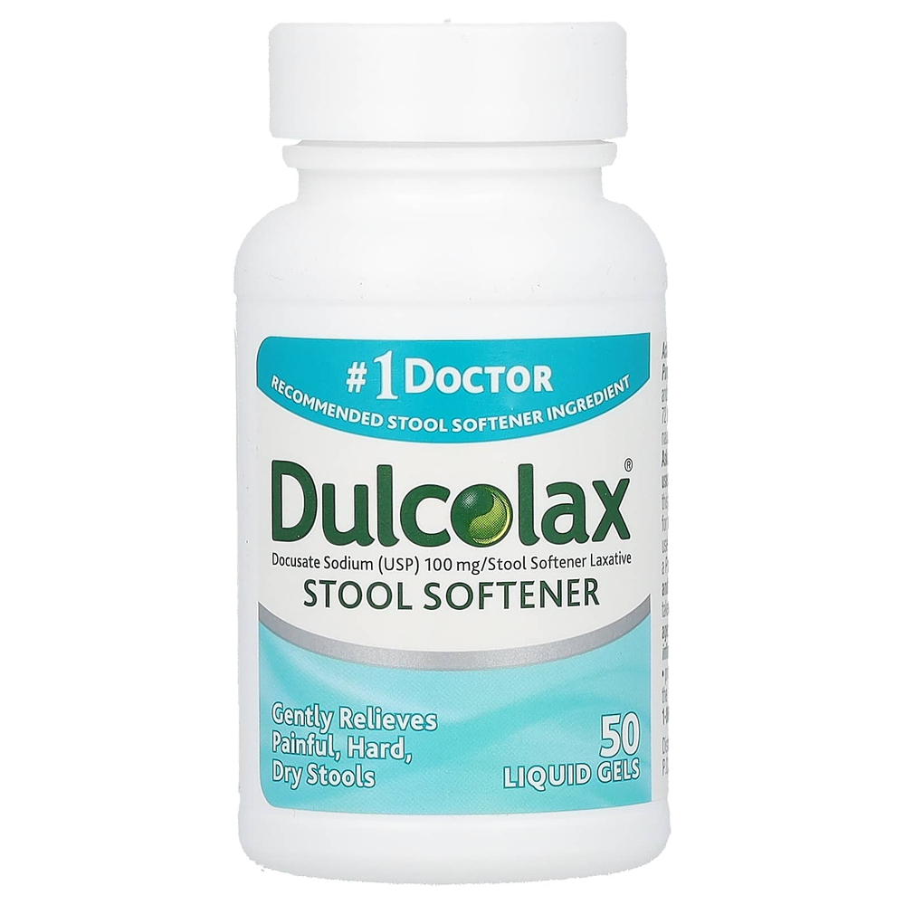 Dulcolax, средство для размягчения стула, 50 капсул в жидкой форме