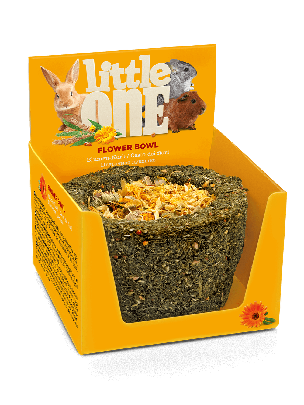 Little One лакомство для всех видов грызунов Цветочное лукошко 140 гр
