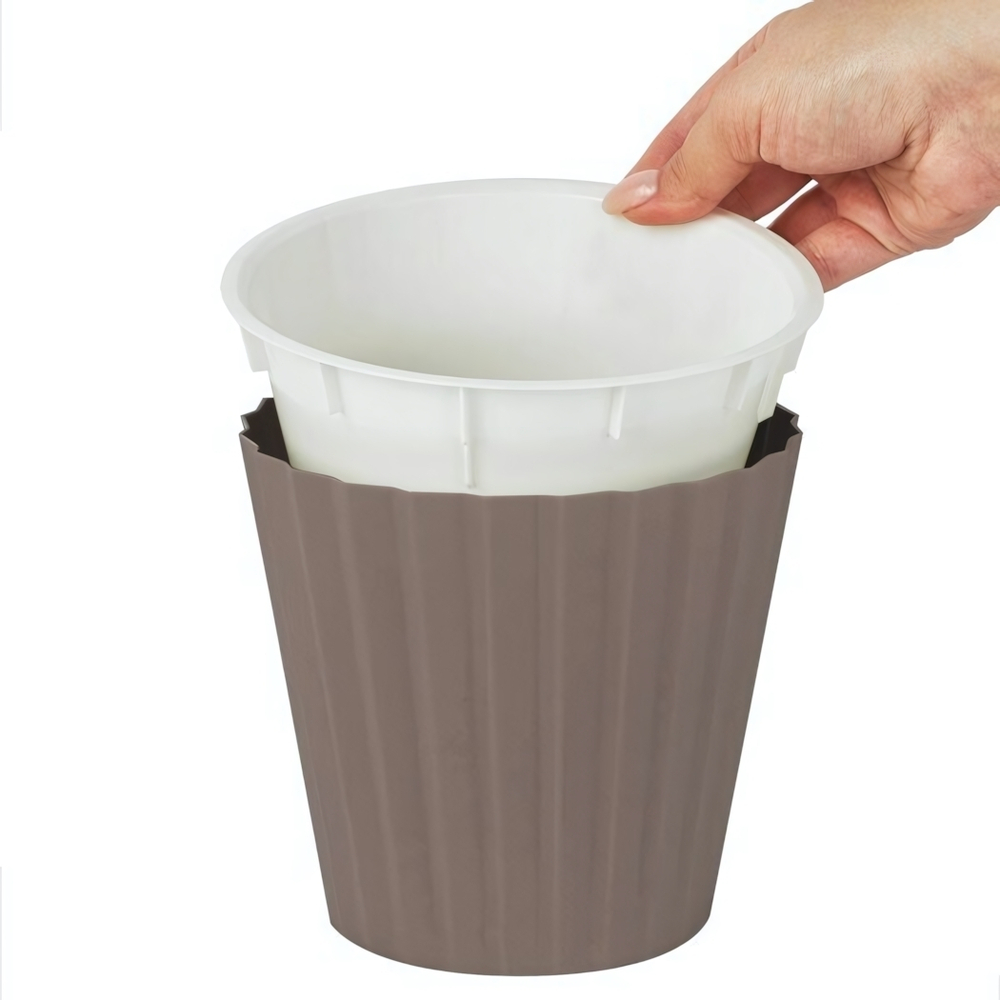 Горшок для цветов InGreen Sand D160мм, 2л c дренажной вставкой, французский платан