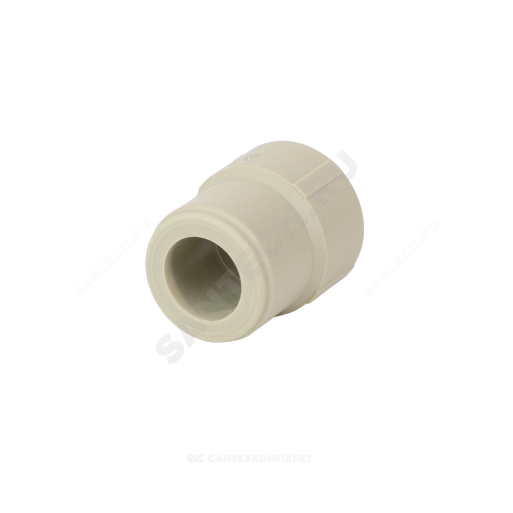 Муфта PP-R переходная серая Дн 63х20 внутр/наруж пайка VALFEX 10006320Г