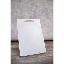 Доска разделочная 355*250*8 мм белая барная пластик P.L.- Barbossa