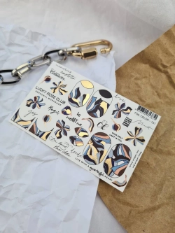 Lucky Rose Слайдеры наклейки для ногтей Foil 151