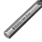 Сверло спиральное по металлу 8 x 117 мм, Р6М5, Golden Tip Denzel