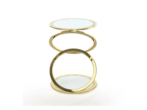 Столик приставной Aros Ø45 золото