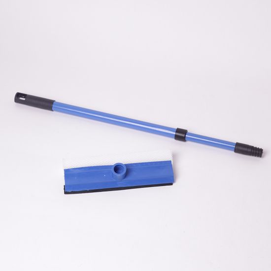 Окномойка с губкой 18 см и телескопической рукояткой 80 см