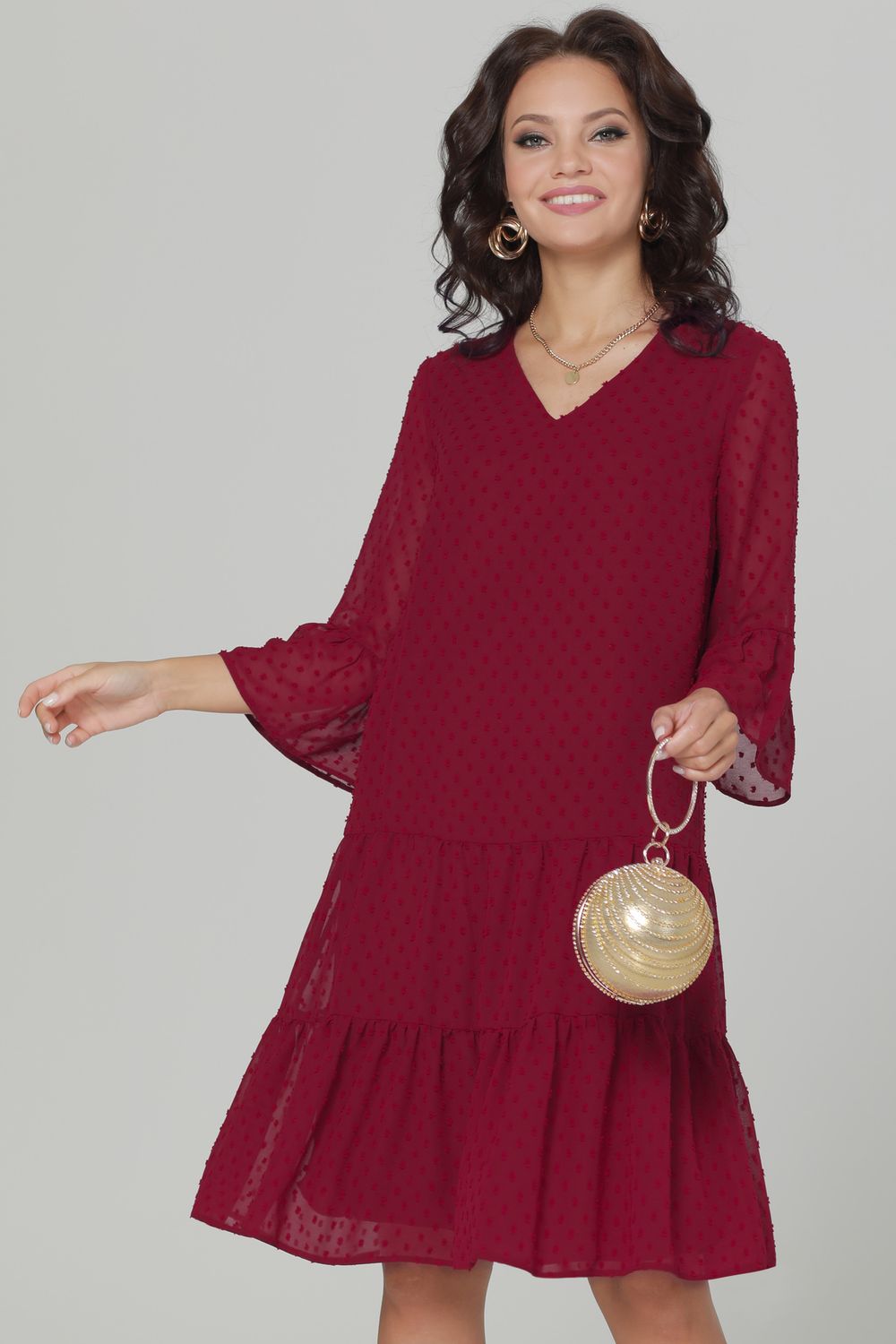 Платье ДС-НА МОДНОЙ ВОЛНЕ, РЭД (Акция)