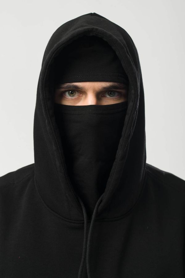 Худи Base Hoodie Wide Summer Лого 38 ТМ черный - фото 6