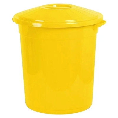 Бак 50л с крышкой (Жёлтый)