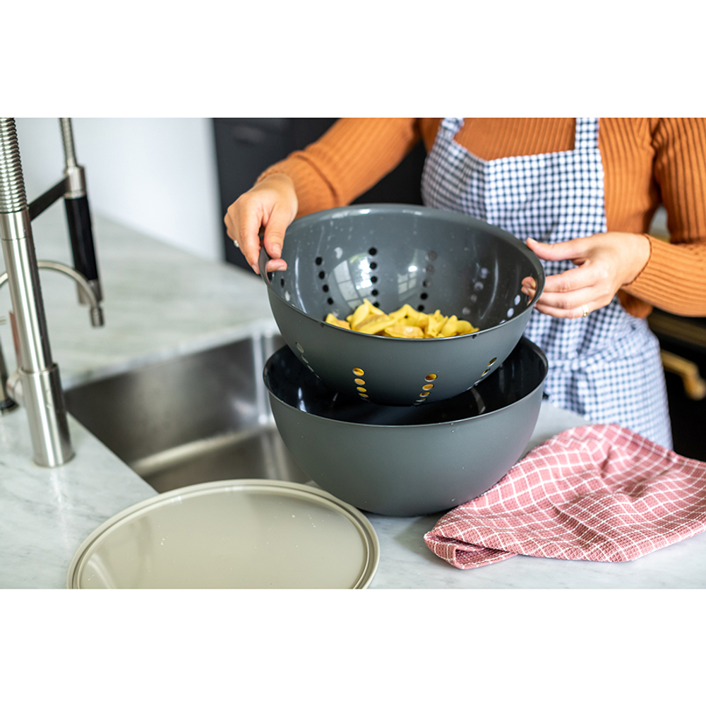 Миска palsby, organic, 5 л, темно-серая