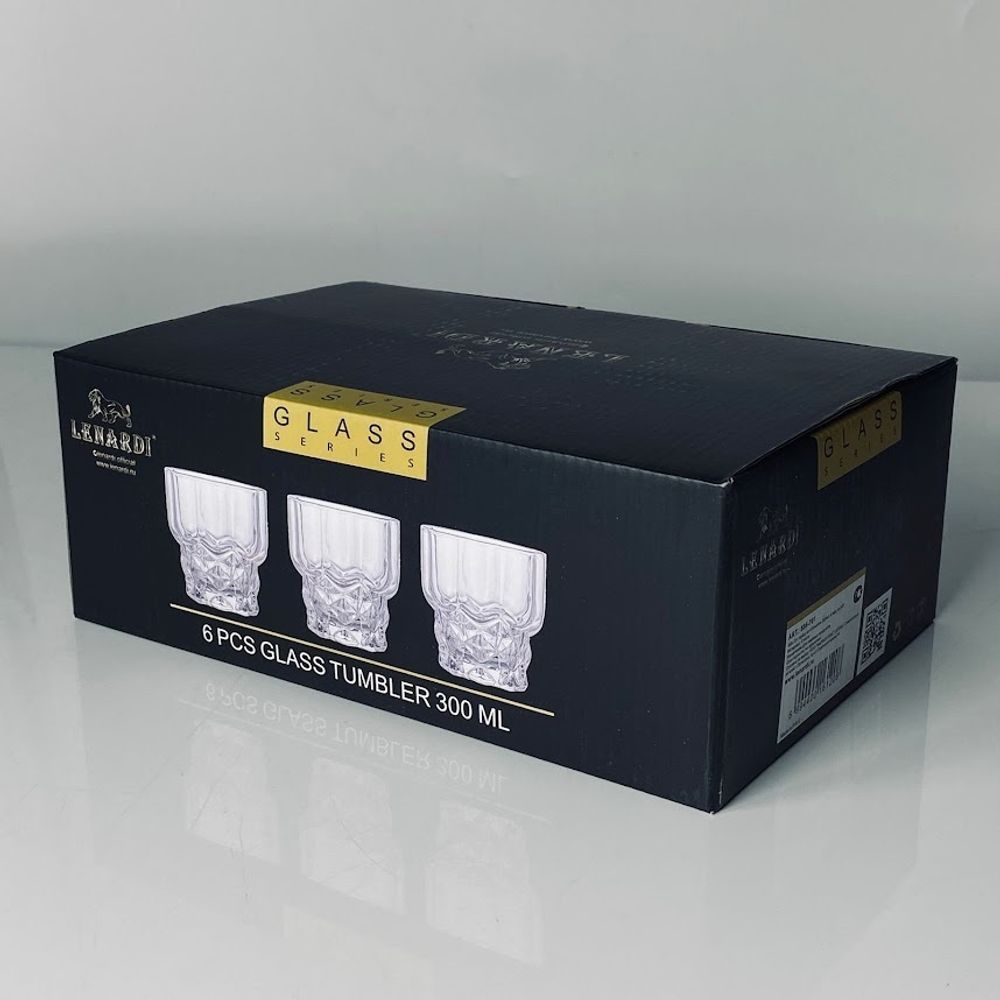 Lenardi 588-701 Набор из 6 стаканов 330мл в под.уп.(х8)Стекло