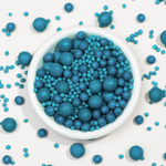 Шарики кранч Бирюза микс  100 гр.