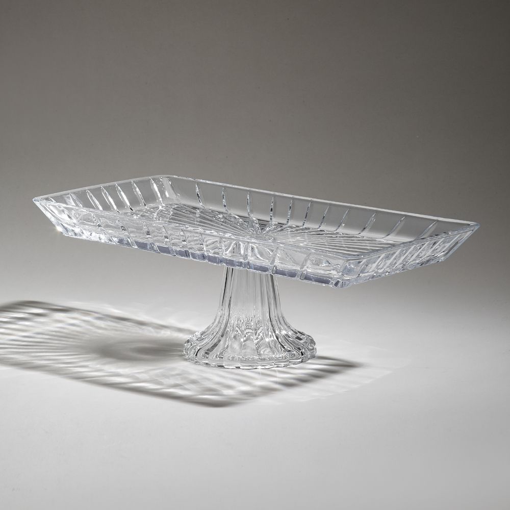 БЛЮДО НА НОЖКЕ ПРЯМОУГОЛЬНОЕ 33Х16Х12 СМ