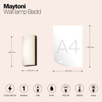 Уличный настенный светильник Outdoor O454WL-L10GF3K1