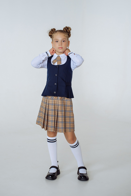 Юбка школьная "Илиана" коллекция "Галактика Эконом"