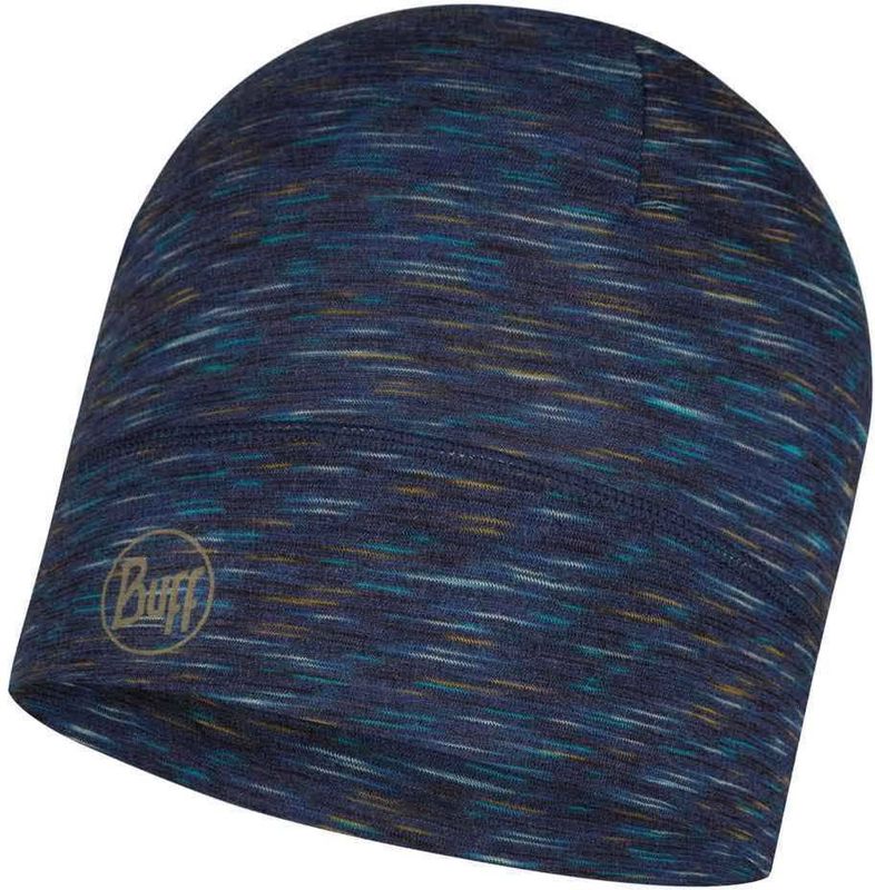 Тонкая шерстяная шапка Buff Hat Wool Iightweight Denim Multi Stripes Фото 1