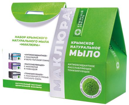 Набор крымского натурального мыла "Маклюра"