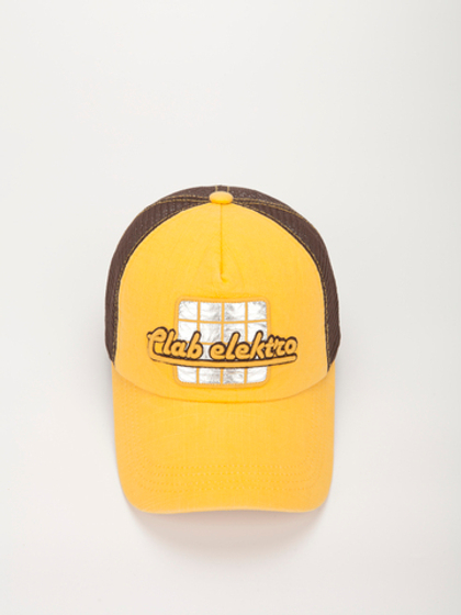 Бейсболка Snapp Clab electro (желтый/коричневый)
