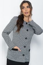 Жакет Времена года (черно-белый) Б14566-19М LT Collection