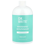 Dr. Brite, Отбеливающая жидкость для полоскания рта, без спирта, мята, 473,17 мл (16 жидк. унц.)