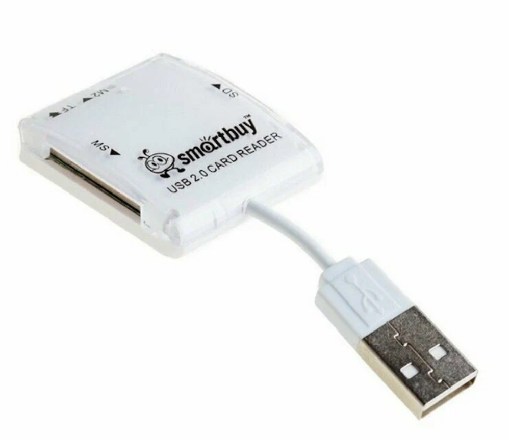 Картридер Универсальный SD/MMC+Micro SD+MS+M2 SMART-BUY SBR-713