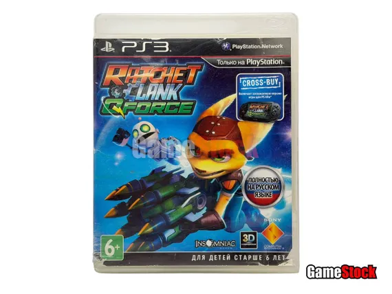 PS3 Ratchet &amp; Clank: Q-Force (Б/У, Полностью на русском языке, BCES-01594)