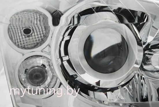 Передние фары chrome tru drl для Mercedes Viano W639