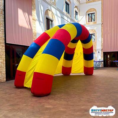 Надувная сцена ракушка «Цирковой шатёр», 6×3×3 м