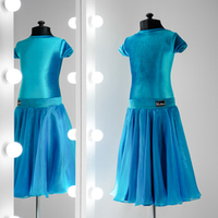 Lilia 25-01-01-B | Платье для спортивных бальных танцев | Vasileva Dance