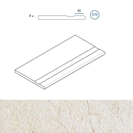 Фронтальная ступень CONTEMPORA X2 PURE BOR. SVASATO ROUND (620090000274)