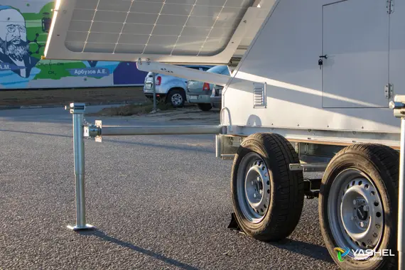 Передвижная электростанция ветро-солнечная