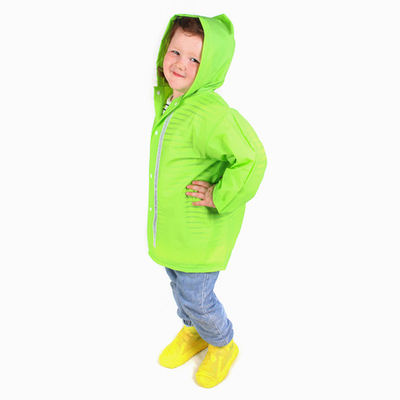 Плащ-дождевик детский ПВХ 120мкм