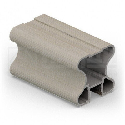 Вертикальный профиль Н (5,40 м) Дуб дымчатый ПВХ