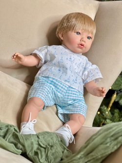 Кукла Marina and Pau 45 cм TEO мягконабивная в пакете (M815K)