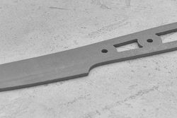 Заготовка для ножа, сталь M390 2,6мм. Модель "Геликон НО105" с клинком 105мм, ТО 62-63HRC