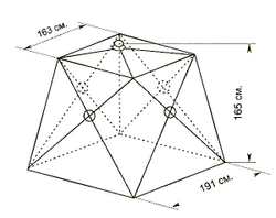 Зимняя палатка (куб) Canadian Camper Beluga 2 plus трехслойная.