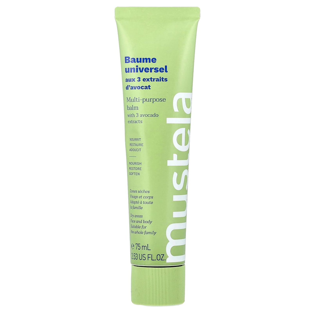 Mustela, Универсальный бальзам с 3 экстрактами авокадо, 75 мл (2,53 жидк. Унции)