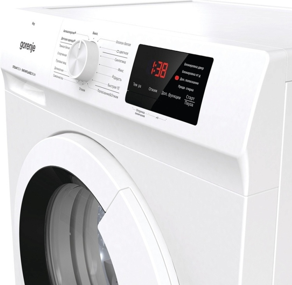 Стиральная машина Gorenje WHE60SFS белый