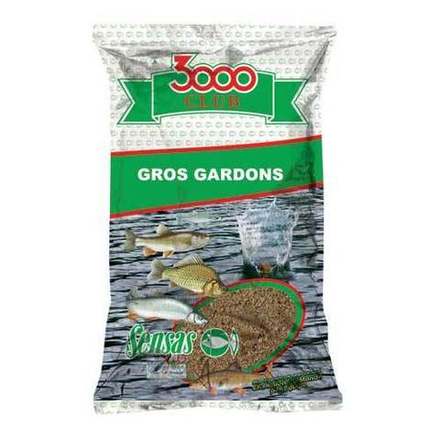 Прикормка Sensas 3000 Club GROS GARDONS 1кг