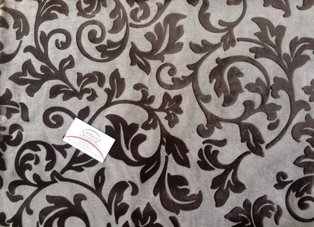 Флок на велюре Нимфа Графит