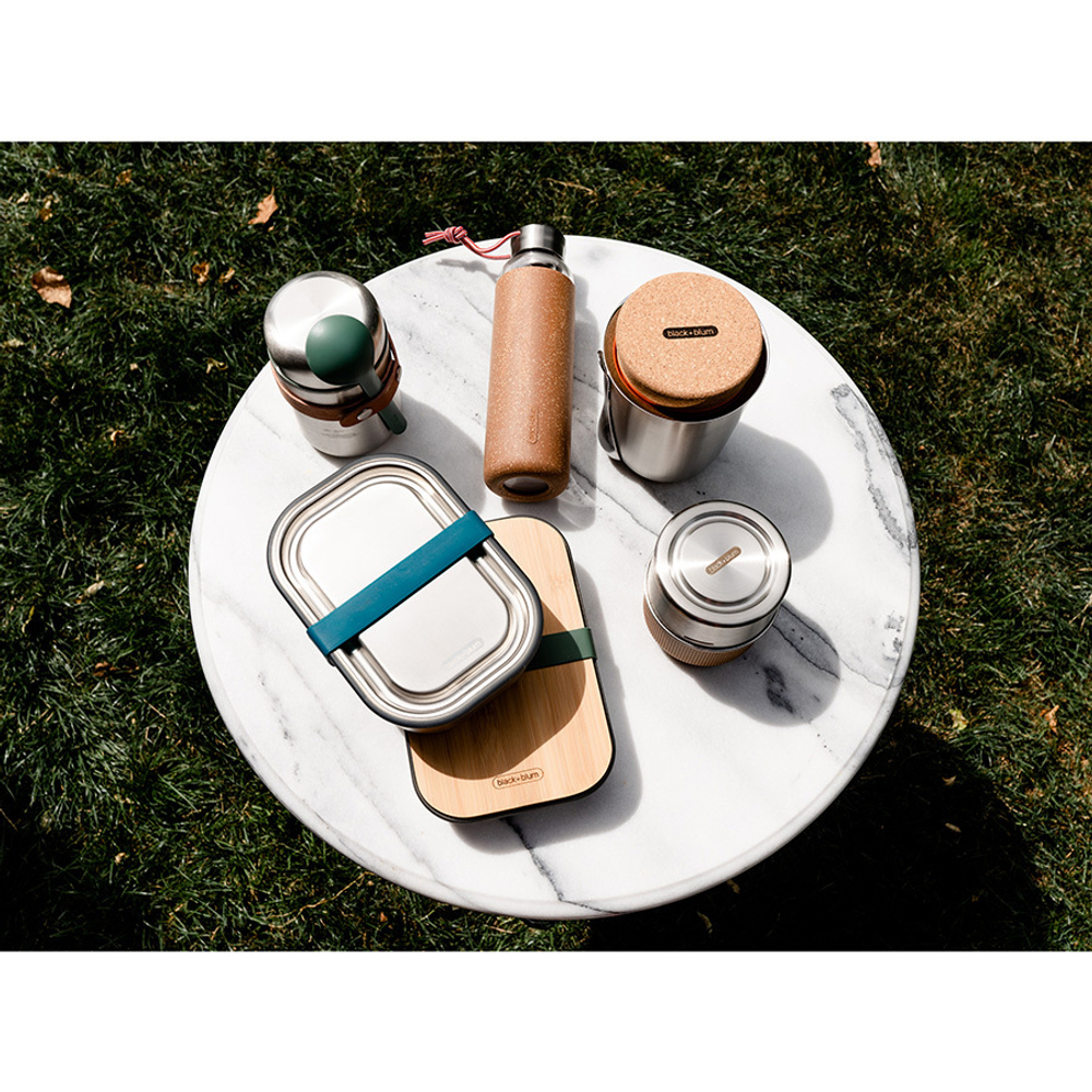 Термос black+blum, food flask, 400 мл, бирюзовый
