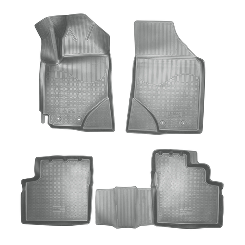 Ковры в салон Norplast/Unidec для Geely Emgrand I (2018-2020), Серый, арт.NPA11-C24-084-G