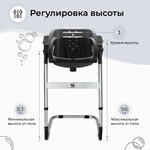 Ванночка - стульчик для купания Sweet Baby 2в1 Charli Chair Black